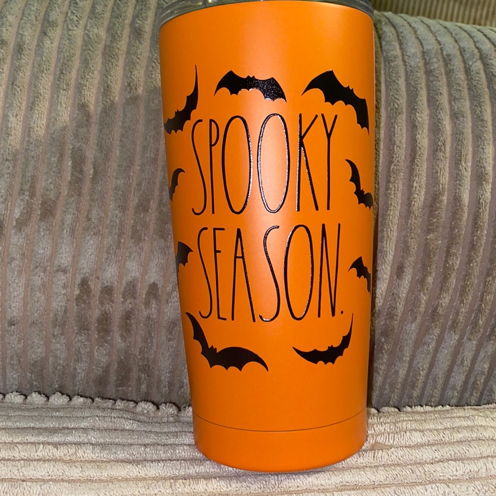 Rae Dunn Spooky season tumbler